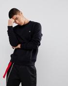 Wood Wood Sweatshirt With Aa Logo In Black - Black
