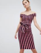 Vesper Stripe Pencil Dress - Multi