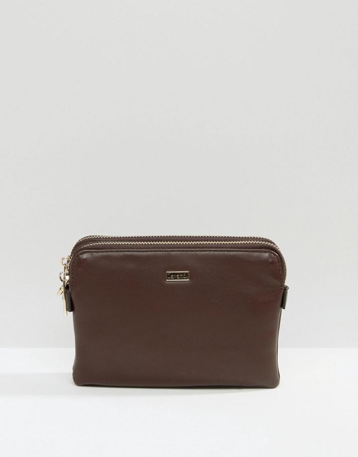 Lavand Pouch Clutch Bag - Brown