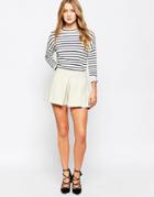 Closet Pleated Shorts - Beige