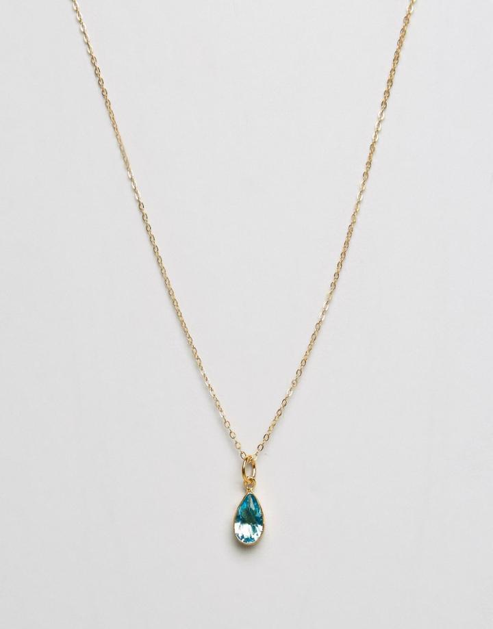 Ottoman Crystal Stone Pendant - Gold