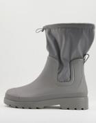 Asos Design Wellington Boots In Gray