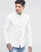 Another Influence Flecked Shirt - White