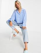 Weekday Filippa Blouse In Blue-blues
