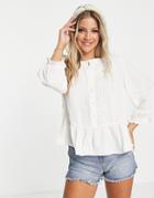 Jdy 3/4 Sleeve Blouse In White
