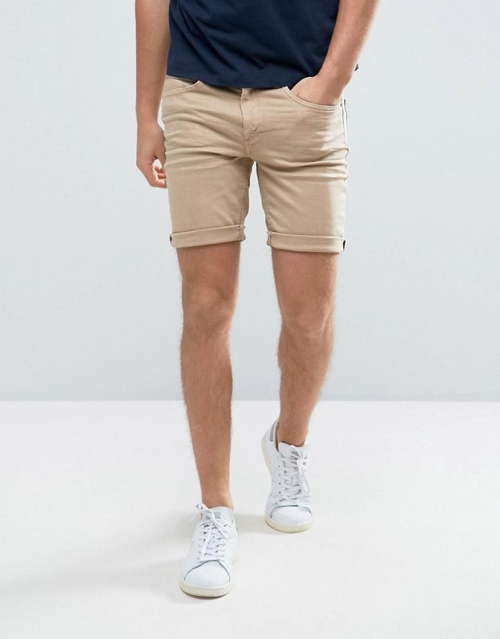 Casual Friday Denim Shorts - Beige