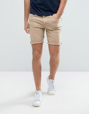 Casual Friday Denim Shorts - Beige