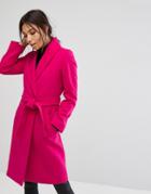 Gianni Feraud Wrap Duster Coat - Pink
