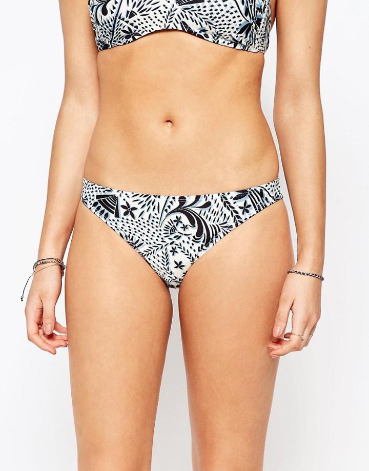 Warehouse Premium Mono Print Bikini Bottom - Multi