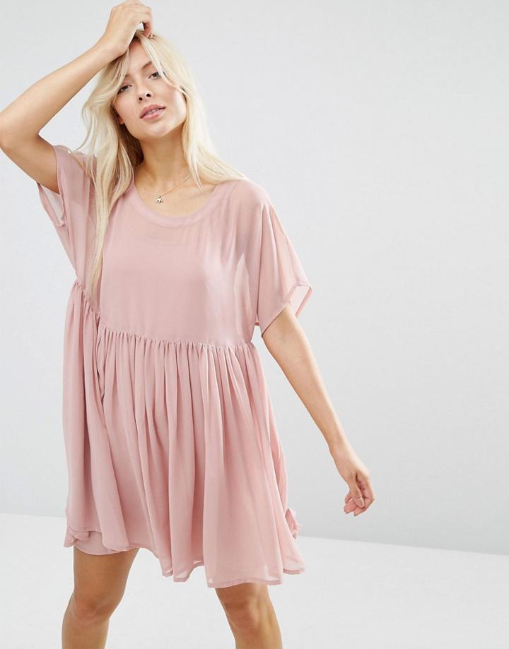 Asos Smock Dress - Pink