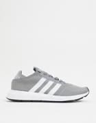 Adidas Originals Swift Run X Sneakers In Gray And White-grey