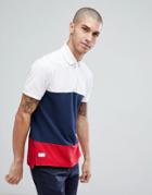 Tommy Hilfiger Caleb Icon Color Block Regular Fit Polo In Navy - Navy