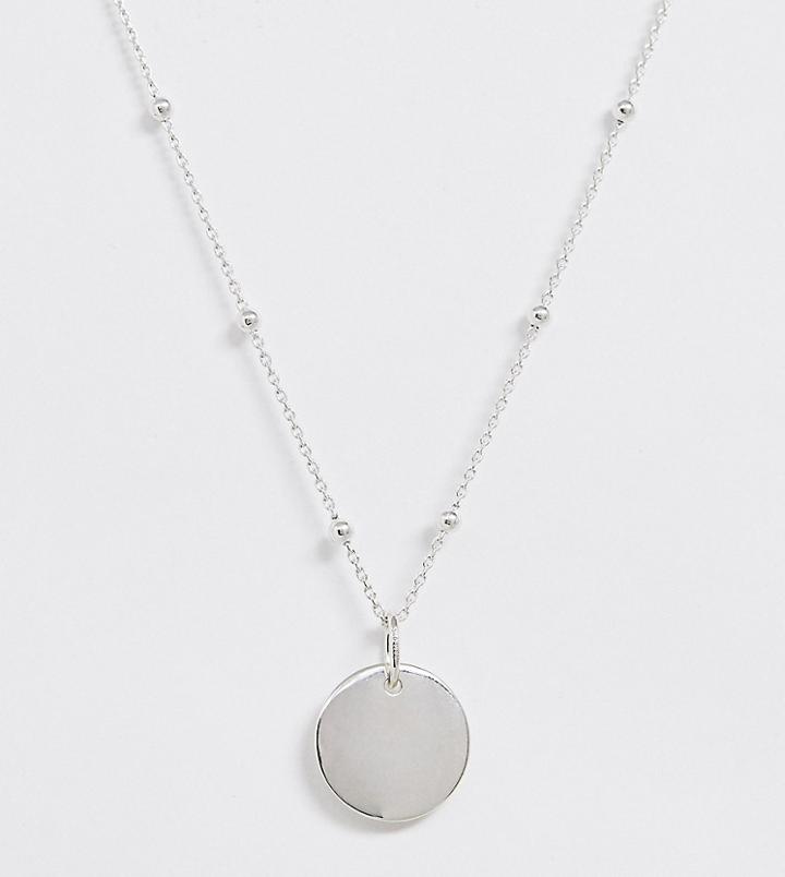 Astrid & Miyu Plated Sterling Silver Coin Necklace