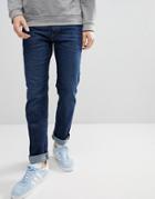 Diesel Buster Slim Fit Jeans In Dark Wash - Navy