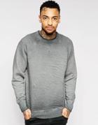 Diesel S- Joe Embossed Sweatshirt - Gray