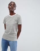 Selected Perfect Tee Stripe T-shirt - Green