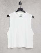 & Other Stories Organic Cotton Tank Top In White
