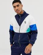 Gym King Jacket In Navy Retro Shell - Navy