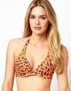 Freya Boogie U/w Banded Halter Bikini Top - Multi