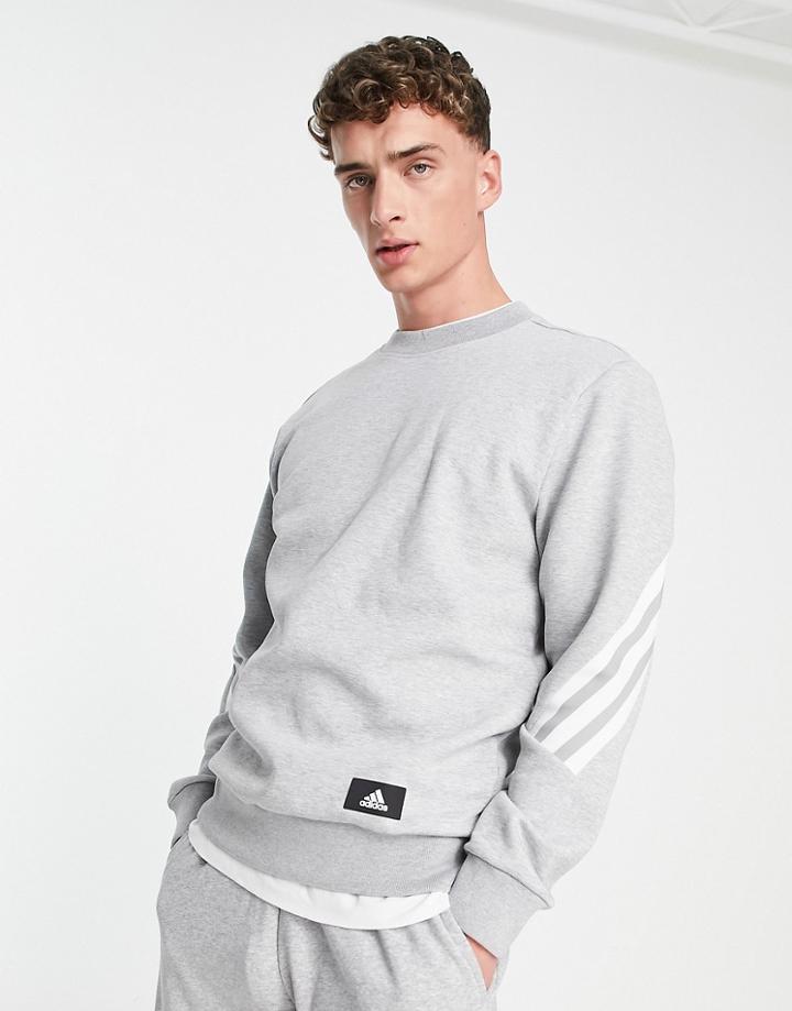 Adidas Sportstyle Future Icons Sweat In Gray