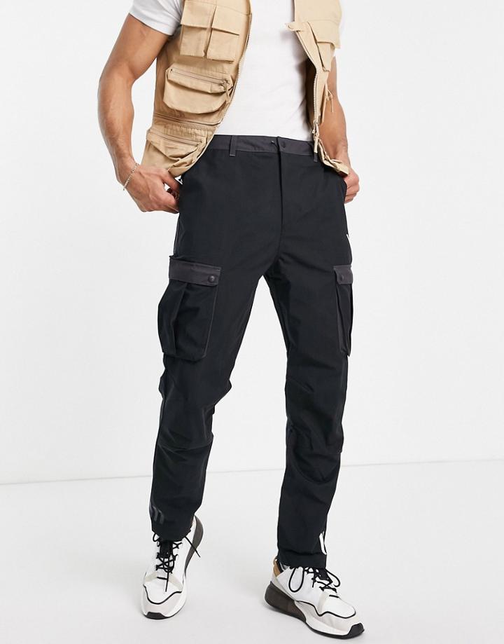 Adidas Original Straight Leg Pants In Black