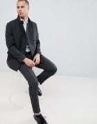 New Look Wool Military Coat In Dark Grey - Gray