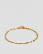 Mister Curb Chain Bracelet In Gold - Gold
