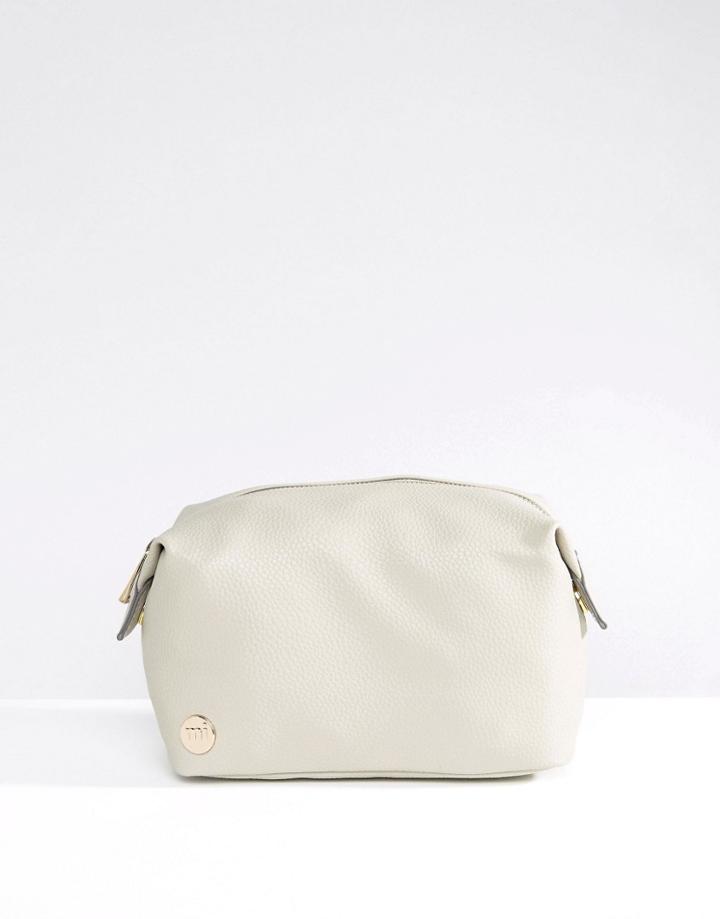 Mi-pac Make-up Bag In Tumbled Gray - Light Gray