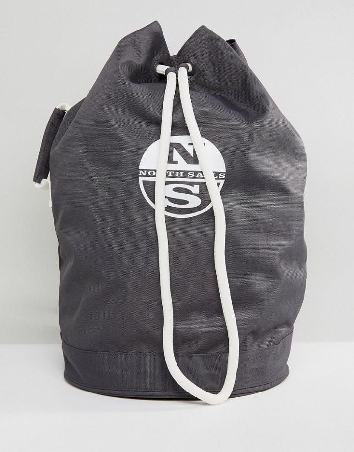 North Sails Duffle Bag In Dark Gray - Gray