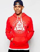 Firetrap Over Head Hooded Sweater - Red