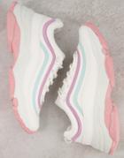 Koi Footwear Lizzies Sneakers In Pastel Mix - Multi