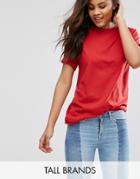New Look Tall Oversized T-shirt - Red