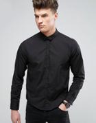 Brave Soul Formal Slim Fit Shirt - Black