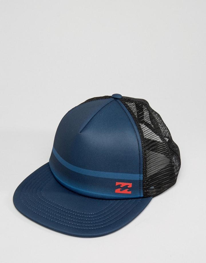 Billabong Trucker Hat In Blue - Blue