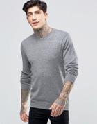 Scotch & Soda Sweater With Crew Neck Cotton In Gray - Gray