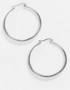 Tommy Hilfiger Project Z Hoop Earring In Silver