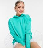 Threadbare Tall Hoodie In Teal-blues