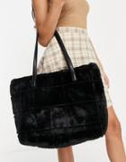 Skinnydip Lola Noir Tote Bag In Black-blues