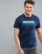 O'neill Duo Hybrid Logo T-shirt In Blue - Blue