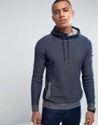 Esprit Knitted Hoodie - Navy