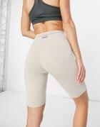Asos 4505 Icon Booty Legging Short In Cotton Touch-neutral