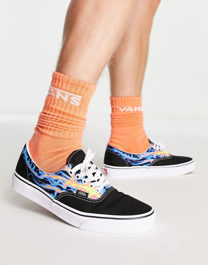 Vans Era Sneakers In Navy Electric Print