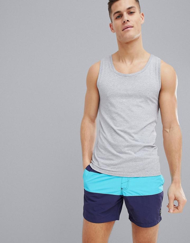 Protest Issue 18 Swim Shorts 16 Inch In Navy - Navy