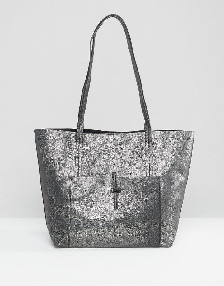 Gracie Roberts Tote Bag - Gray