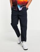 Farah Hawtin Relaxed Fit Pants In Navy
