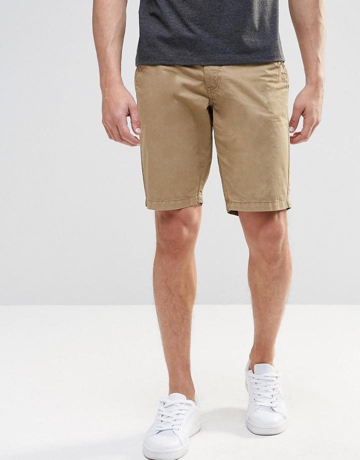 Blend Chino Shorts Straight Fit In Lead Gray - Lead Gray