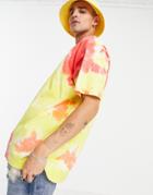Nike Premium Essential Oversized Heavyweight Tie Dye T-shirt In Orange