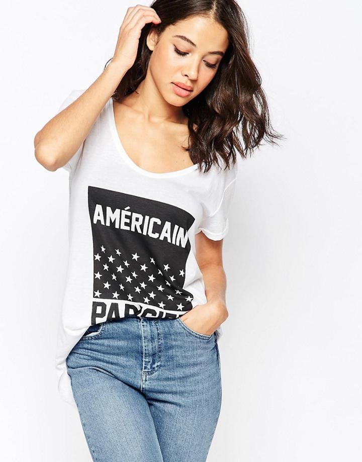 South Parade Americain Parisien T-shirt - White