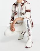 Tommy Hilfiger X Timberland Capsule Logo Leg Sweatpants In Cream-white