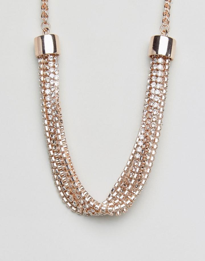 Coast Aviana Sparkle Statement Necklace - Pink